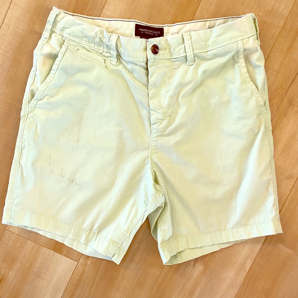 Mint Colored AE Flex Shorts